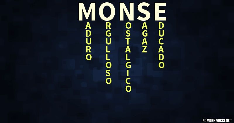 Acróstico monse