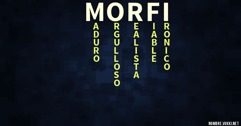 Acróstico morfi