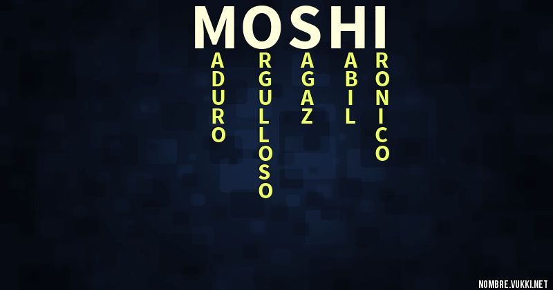 Acróstico moshi