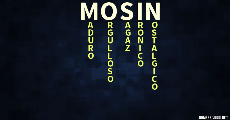 Acróstico mosin