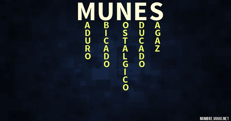 Acróstico munes