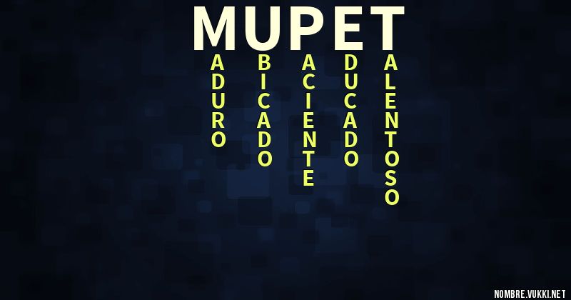 Acróstico mupet