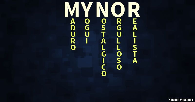 Acróstico mynor