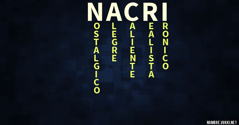 Acróstico nacri