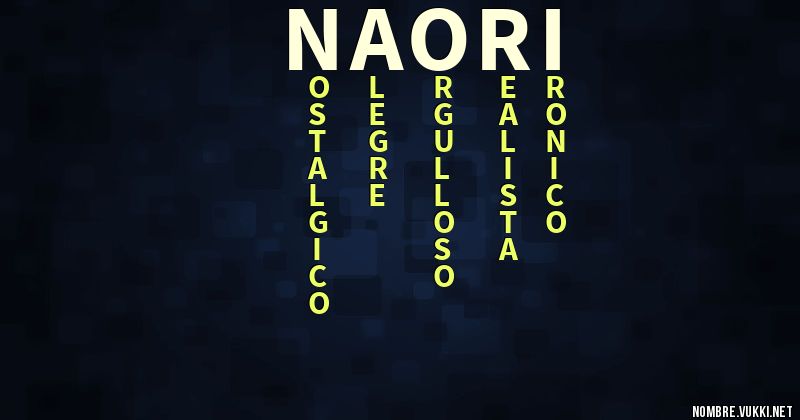 Acróstico naori