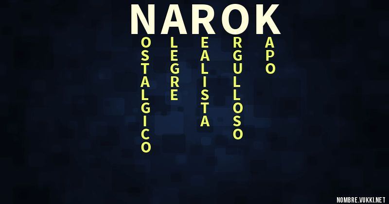 Acróstico narok