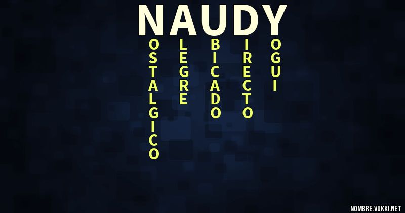 Acróstico naudy