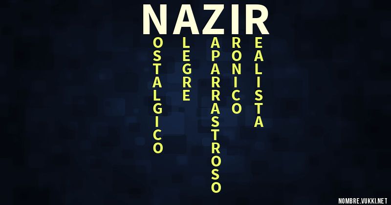 Acróstico nazir