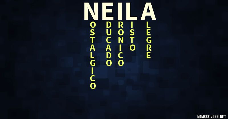 Acróstico neila