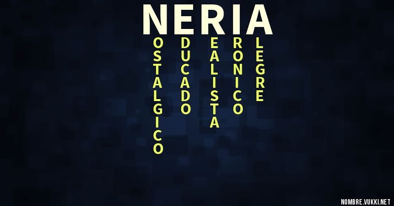 Acróstico neria