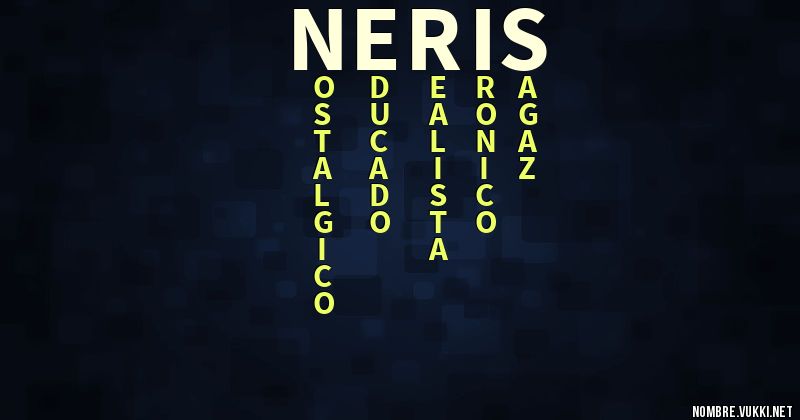 Acróstico neris