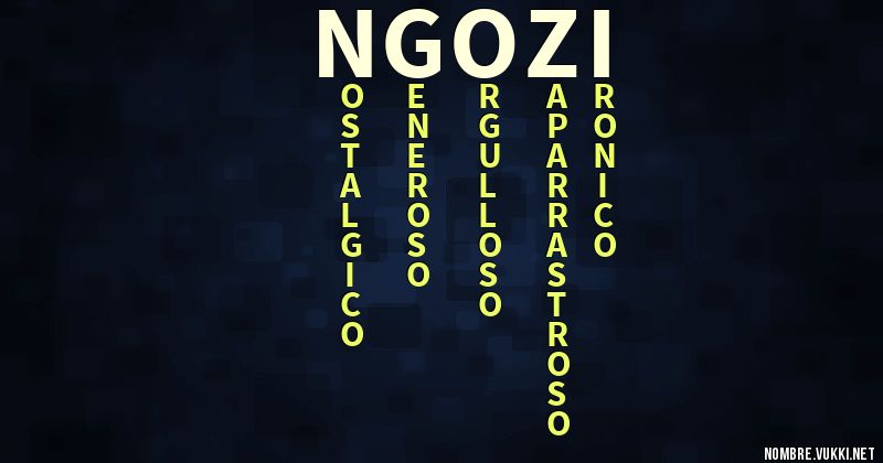 Acróstico ngozi