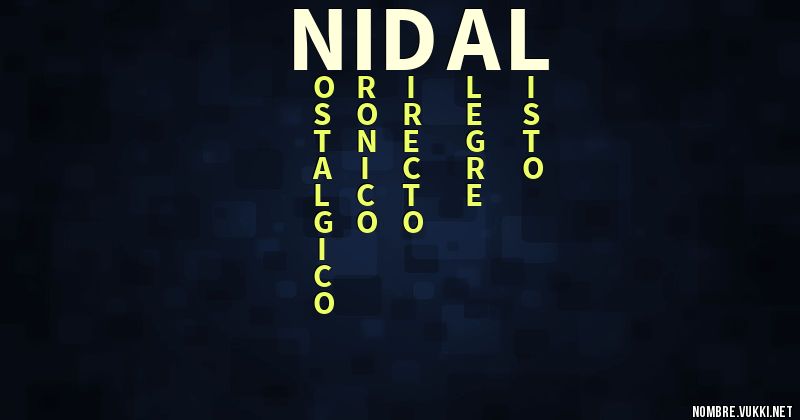 Acróstico nidal