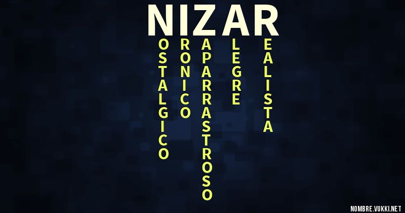 Acróstico nizar