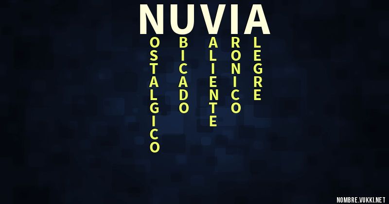 Acróstico nuvia
