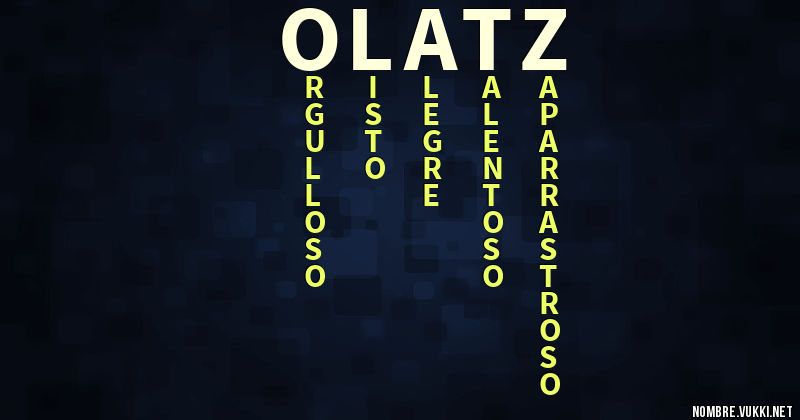 Acróstico olatz