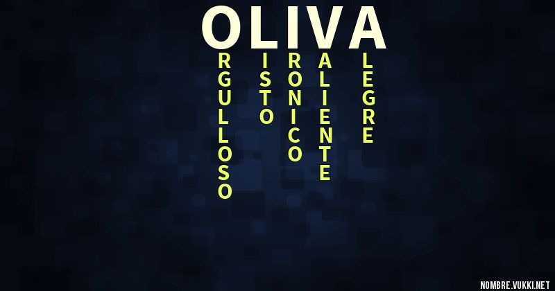 Acróstico oliva