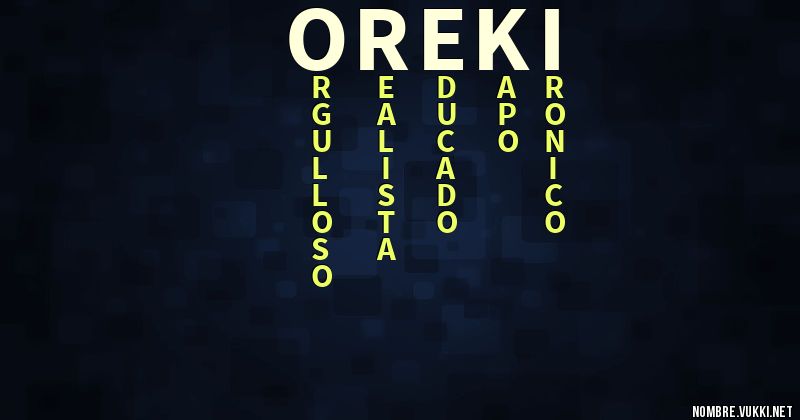Acróstico oreki