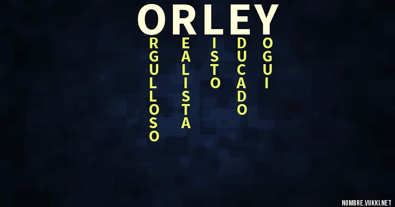 Acróstico orley