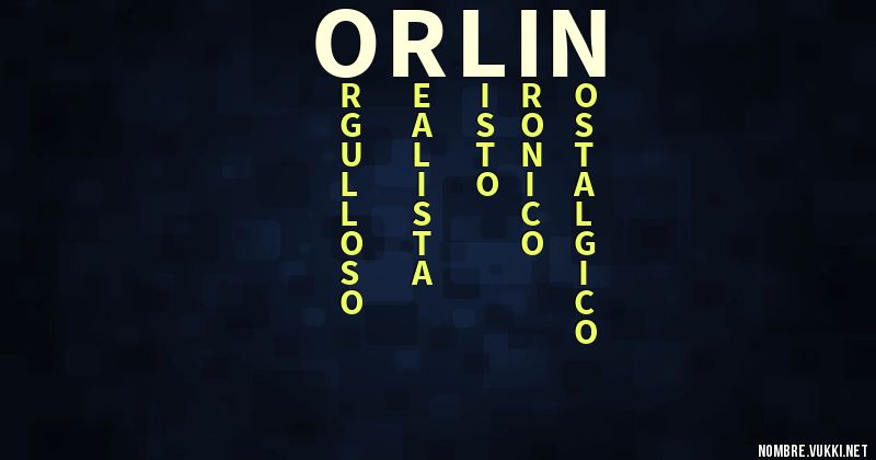 Acróstico orlin