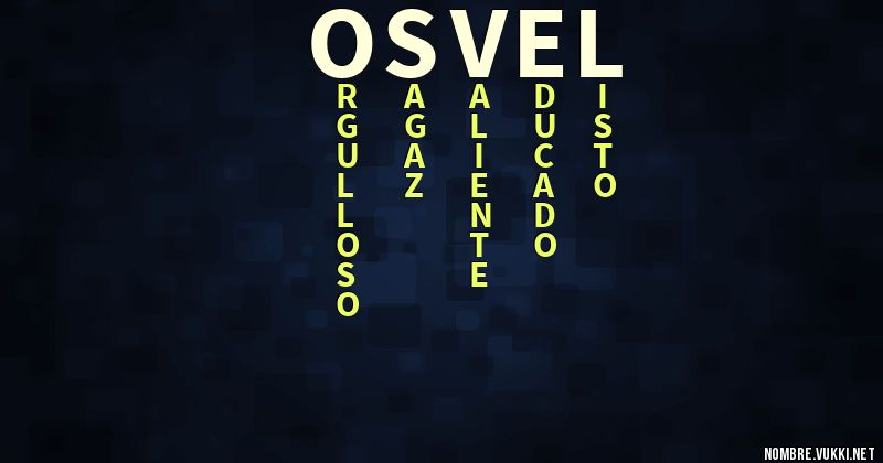 Acróstico osvel