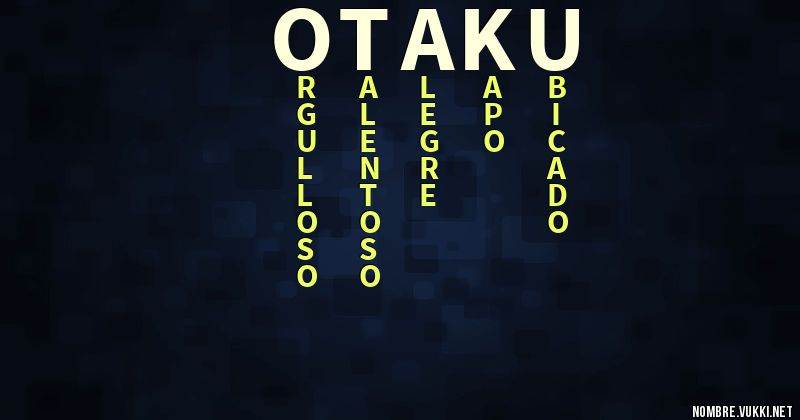 Acróstico otaku