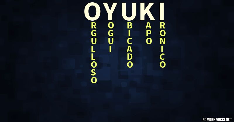 Acróstico oyuki