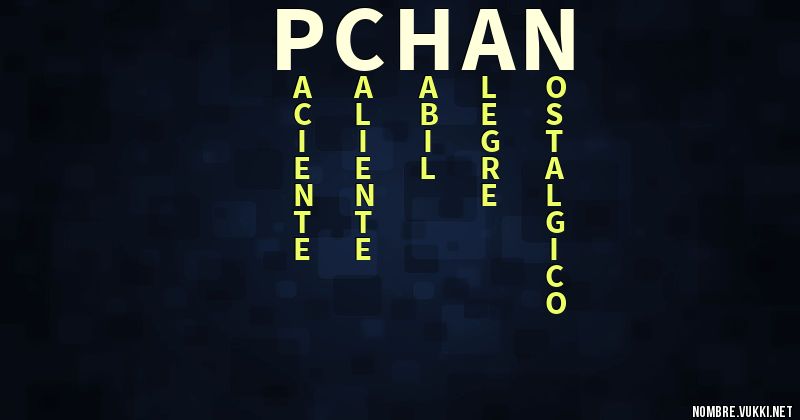 Acróstico p-chan