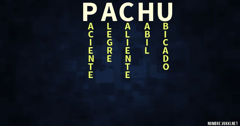 Acróstico pachu