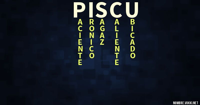 Acróstico piscu