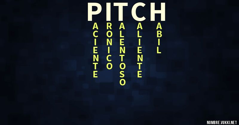 Acróstico pitch