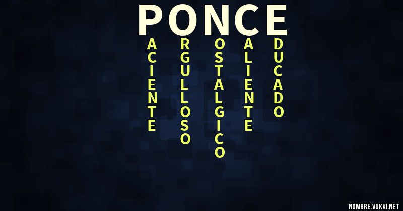 Acróstico ponce