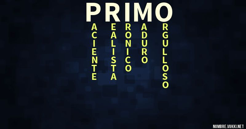 Acróstico primo