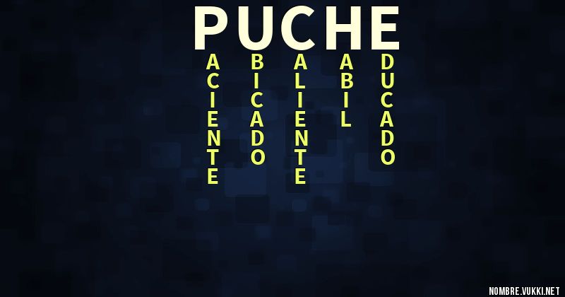 Acróstico puche