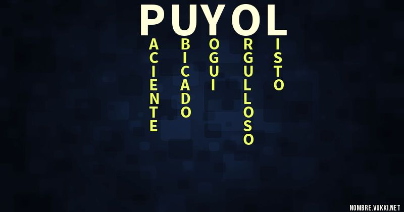 Acróstico puyol