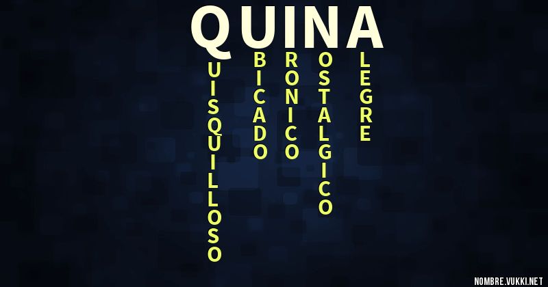 Acróstico quina