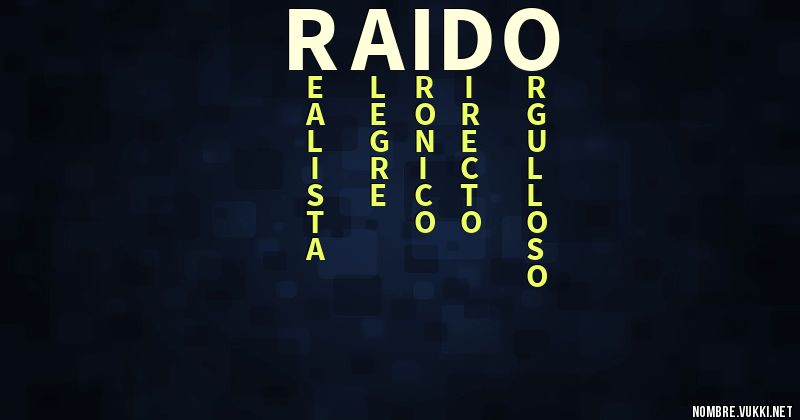 Acróstico raido