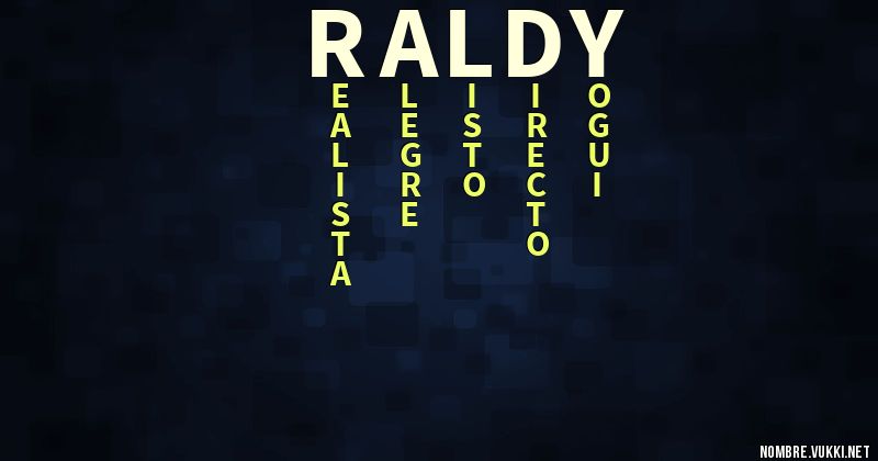 Acróstico raldy