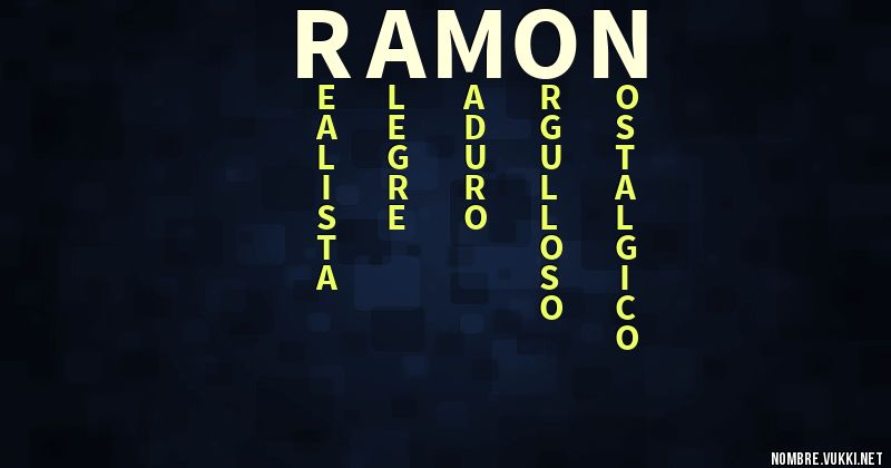Acróstico ramÓn