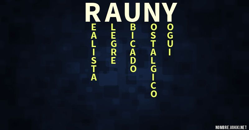 Acróstico rauny