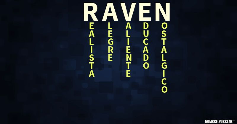 Acróstico raven