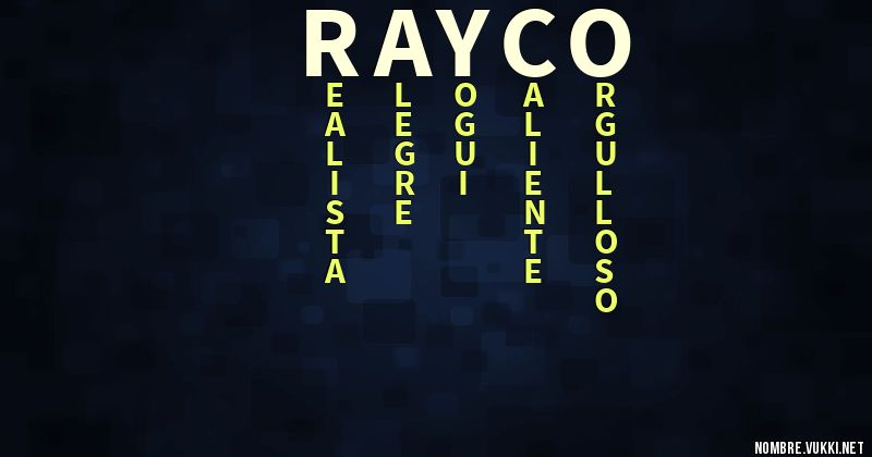 Acróstico rayco