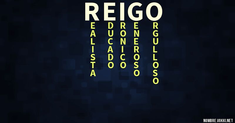 Acróstico reigo