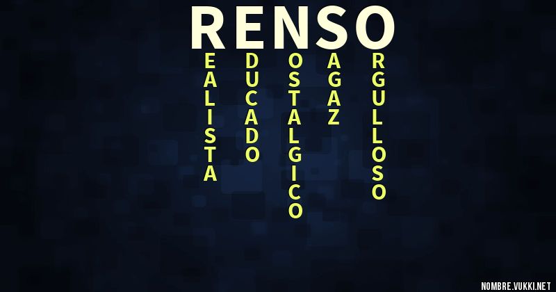 Acróstico renso