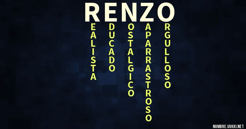 Acróstico renzo