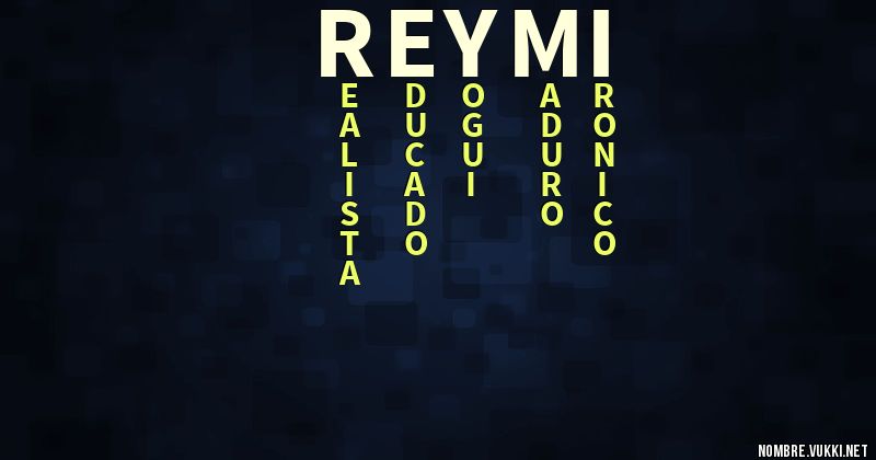 Acróstico reymi