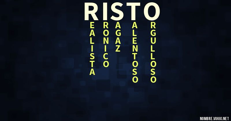 Acróstico risto
