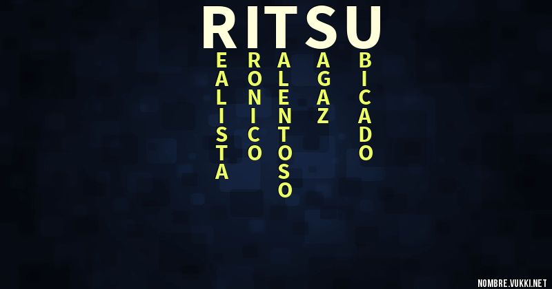 Acróstico ritsu