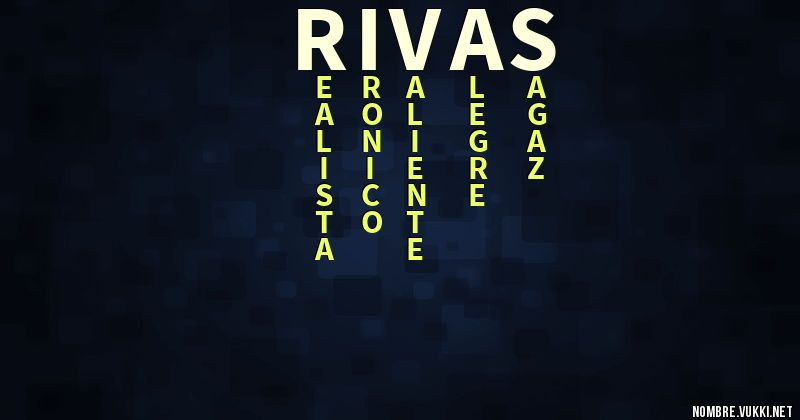 Acróstico rivas