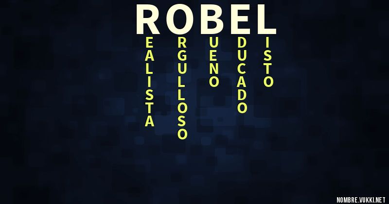 Acróstico robel